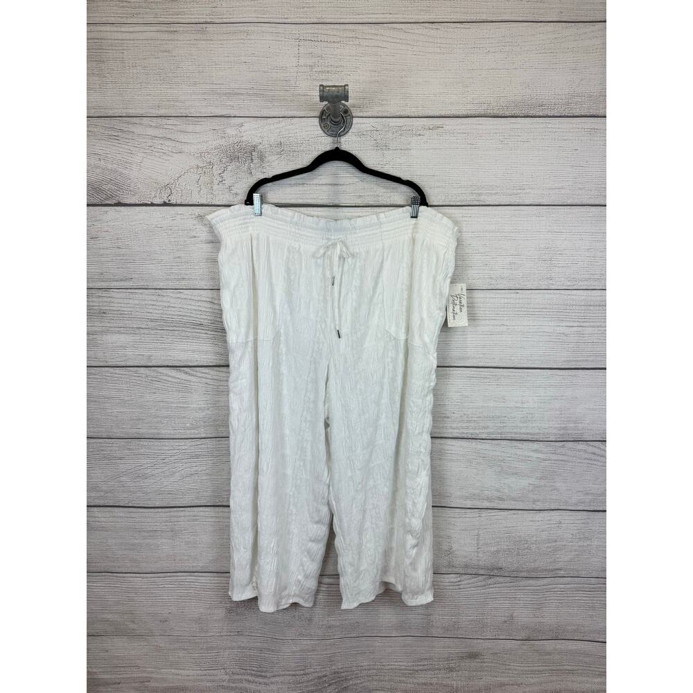 Cato White Wide Leg Pants